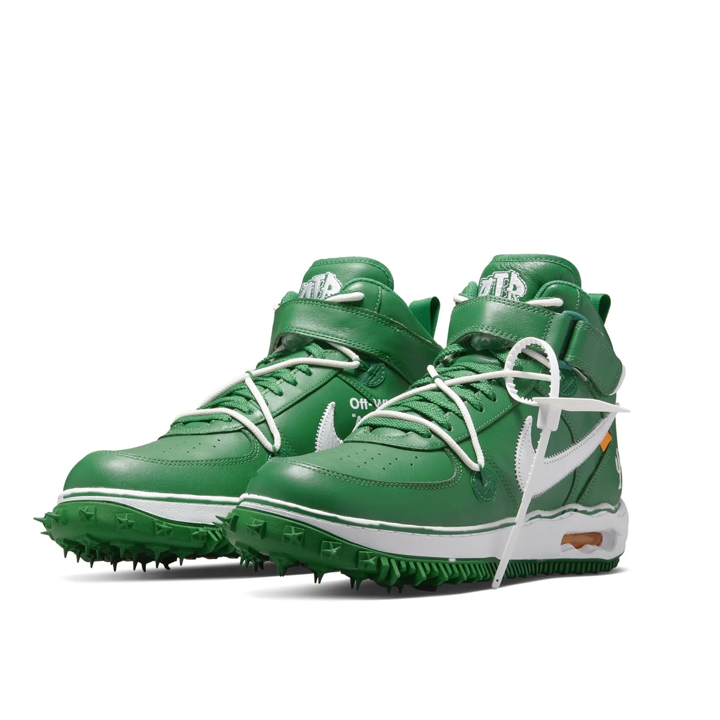 Pantofi Sport Nike Air Force 1 Mid x Off-White Pine Green DR0500-300