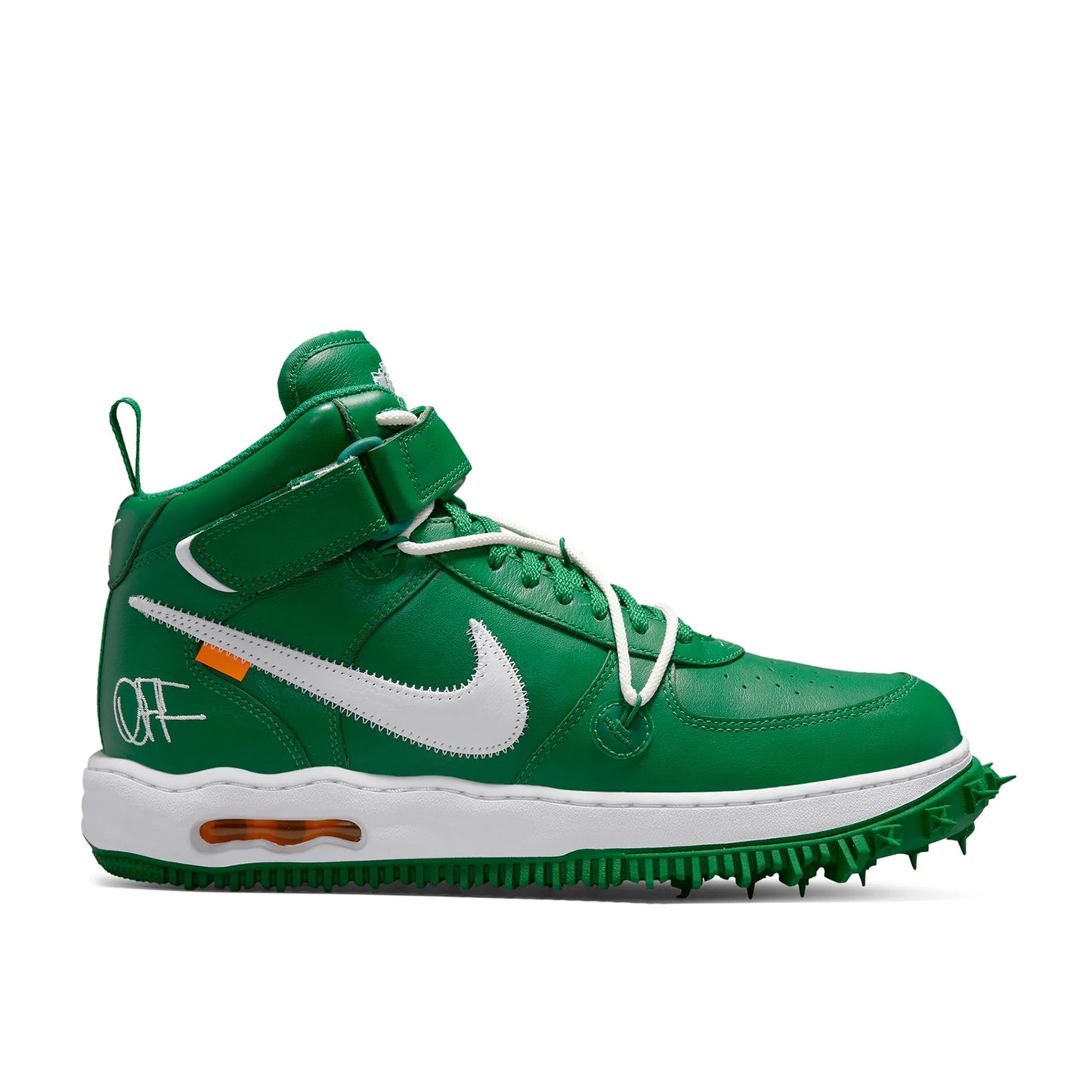 Pantofi Sport Nike Air Force 1 Mid x Off-White Pine Green DR0500-300