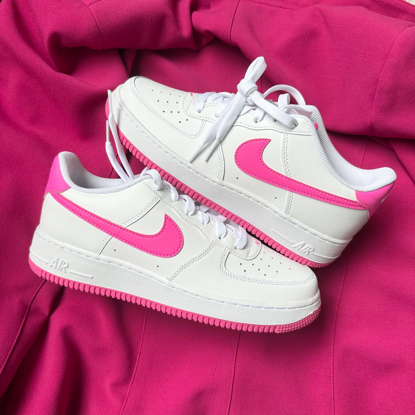 Pantofi Sport Air Force 1 Low White Fuchisa FV5942-102