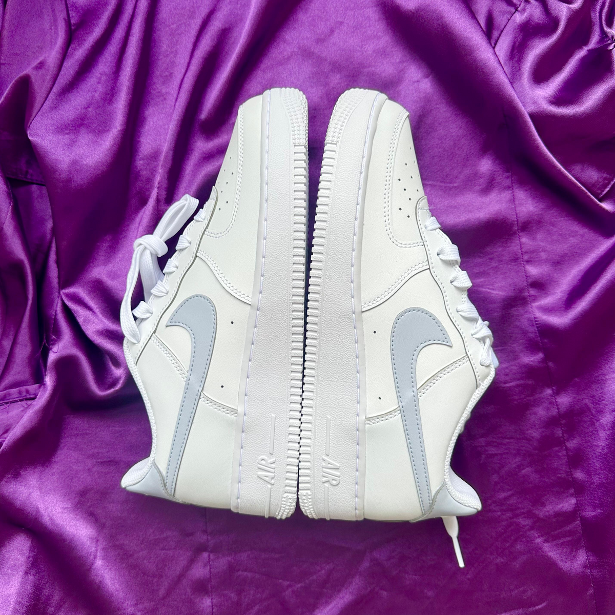 Pantofi Sport Air Force 1 Low White Ghost Lila-Mov CT3839-112