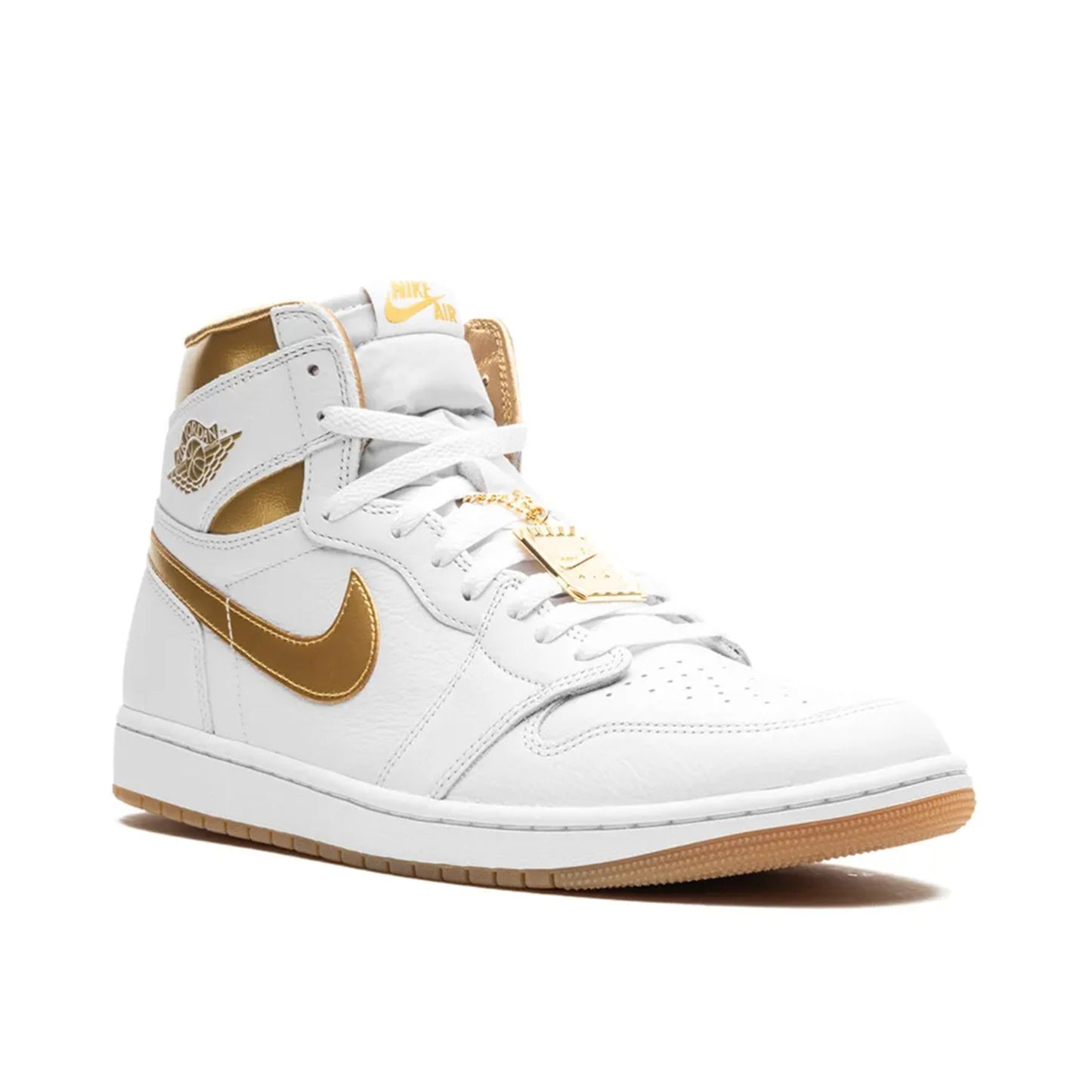 Pantofi Sport Air Jordan 1 High Metallic Gold-Auriu metalizat