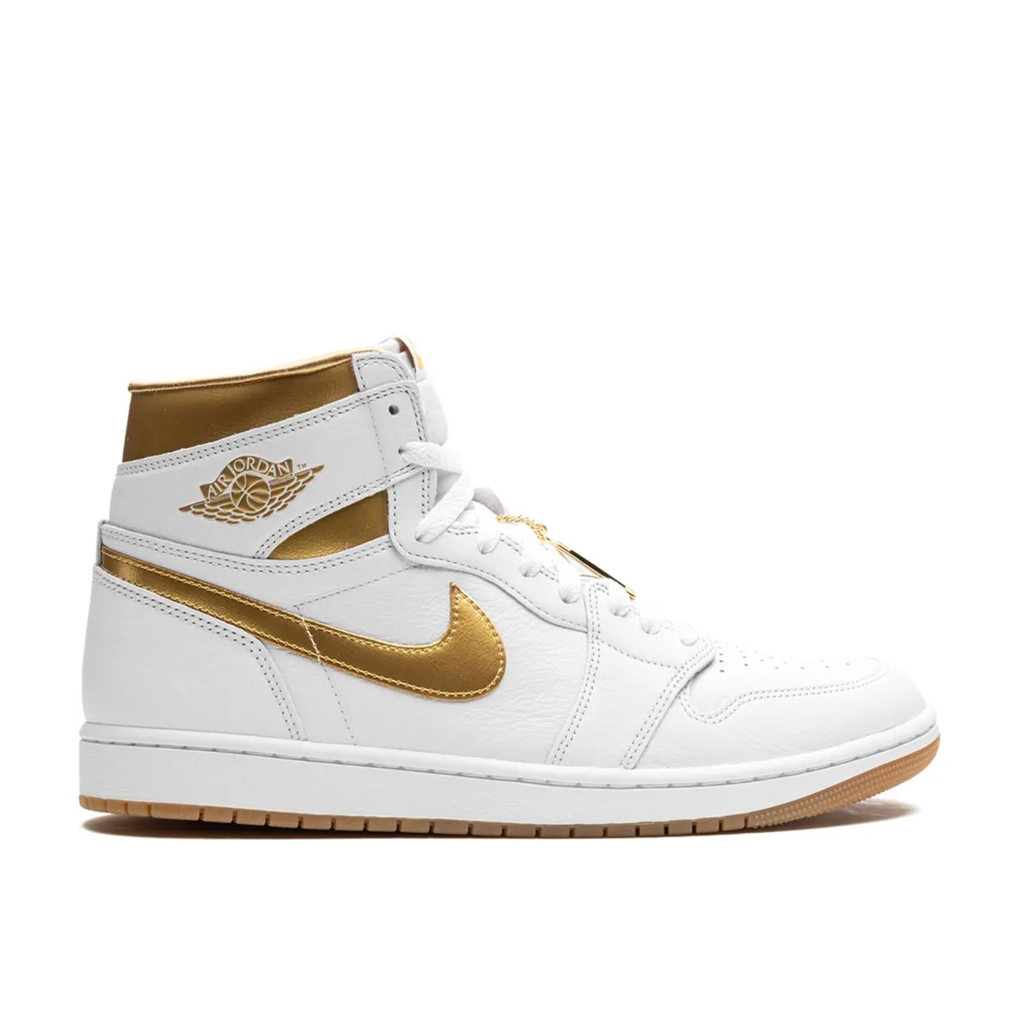 Pantofi Sport Air Jordan 1 High Metallic Gold-Auriu metalizat