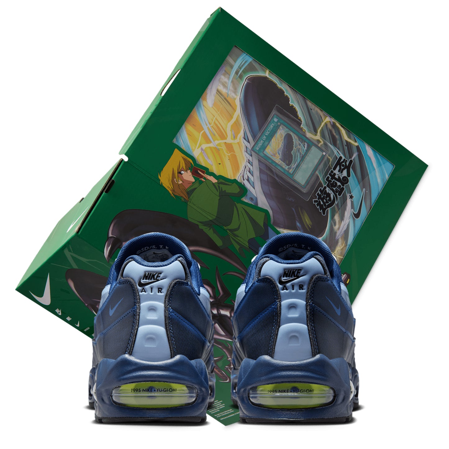 Pantofi Sport Nike Air Max Naruto Muscle 95 Yu-Gi-Oh! Joey with Promo Card II7404-400