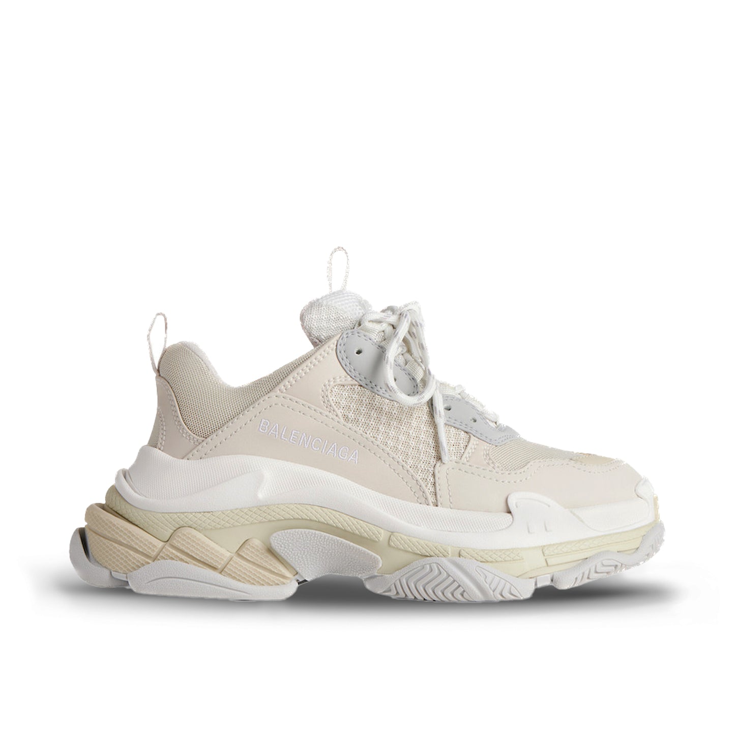 Pantofi Sport Balenciaga Triple S Crem Grey White