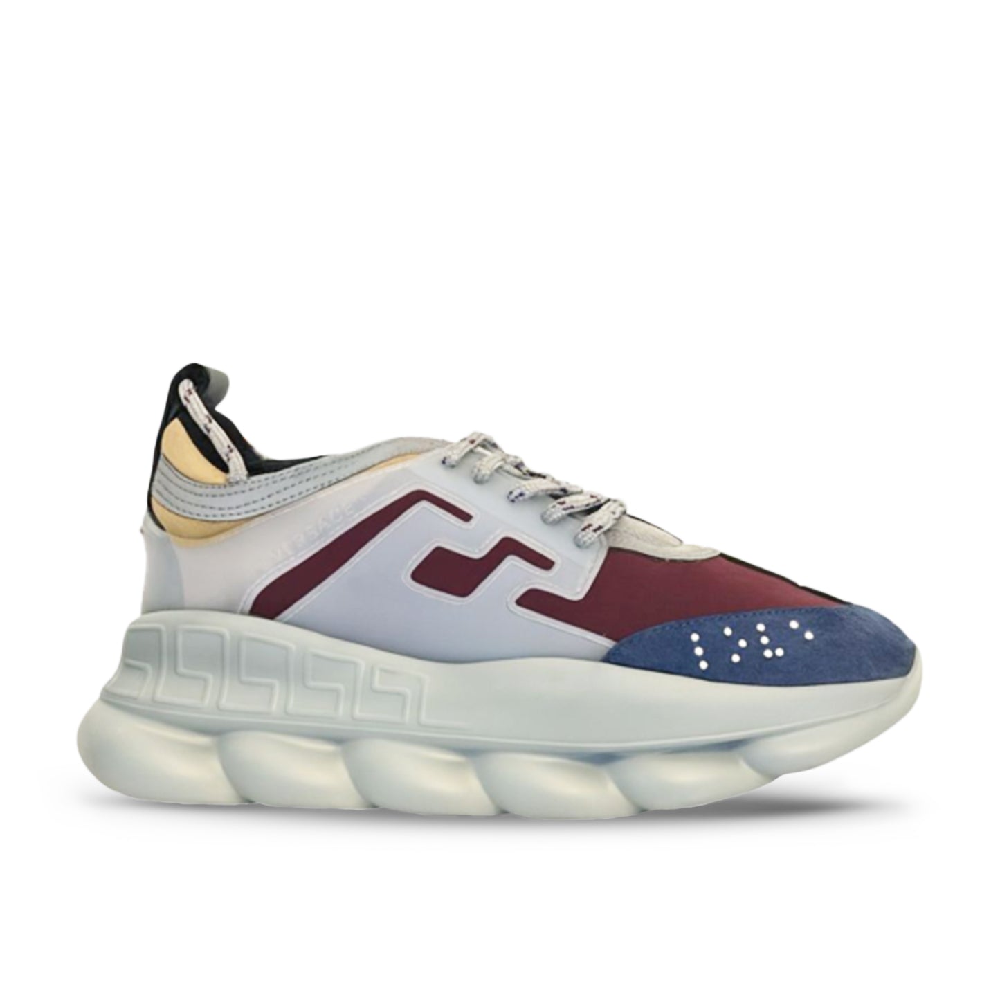 Pantofi Sport Versace Chain Reaction V3 Burgundy Grey