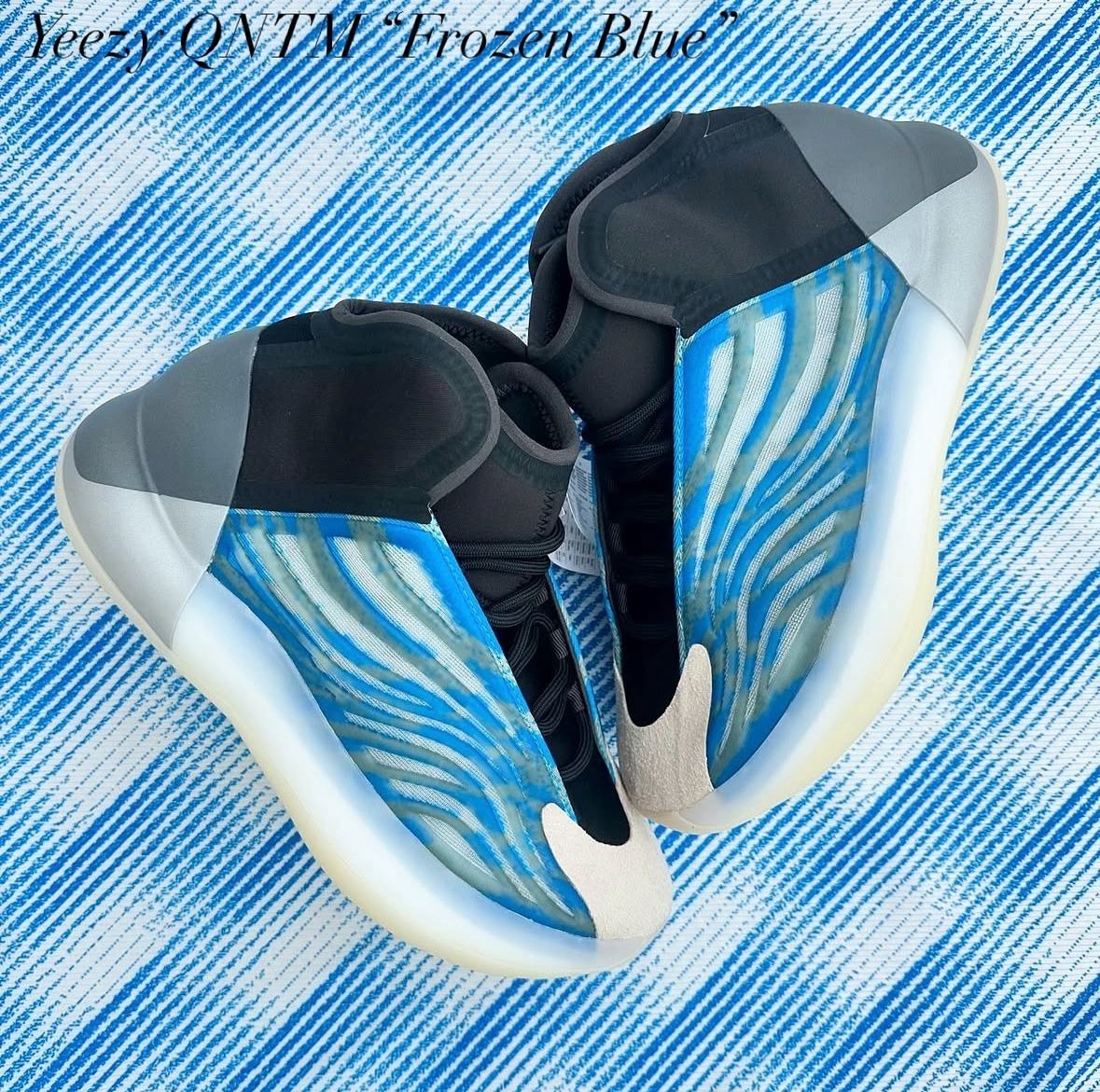 Pantofi Sport Yeezy Boost QNTM Frozen Blue