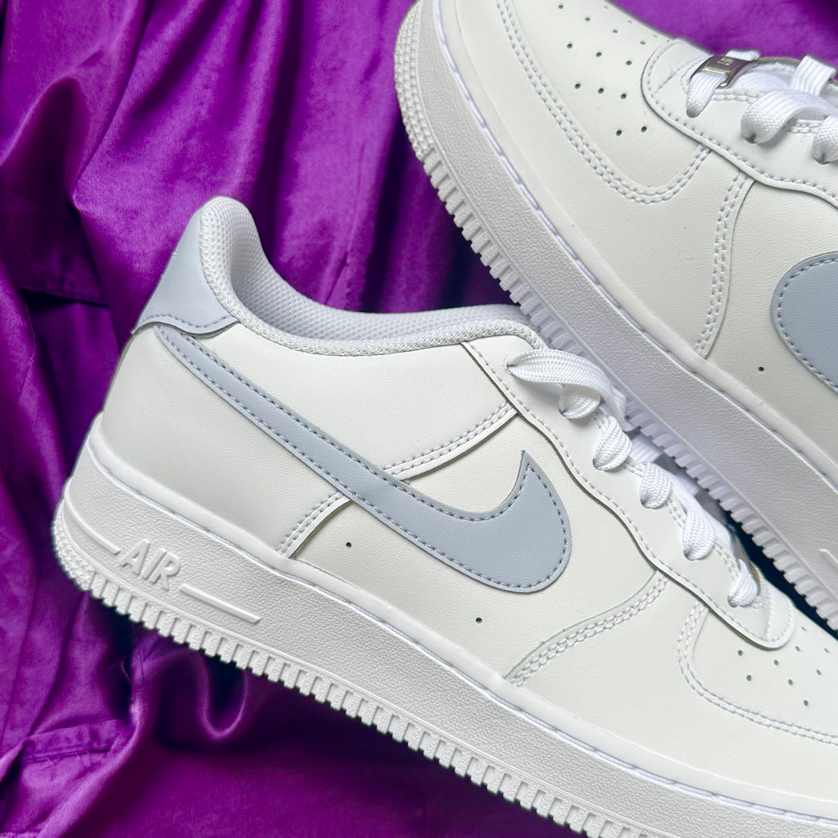 Pantofi Sport Air Force 1 Low White Ghost Lila-Mov CT3839-112