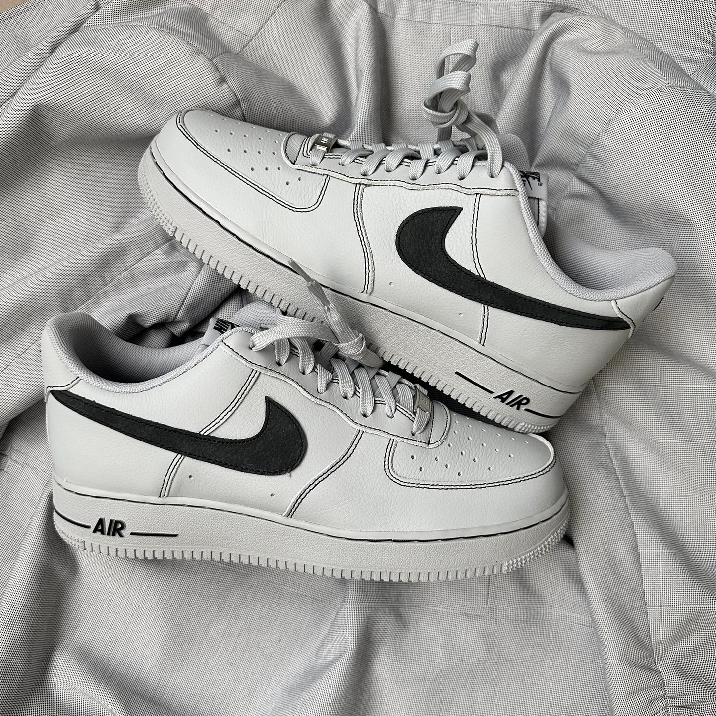 Pantofi Sport Nike Air Force 1 Low Wolfgrey Black HQ2037-004