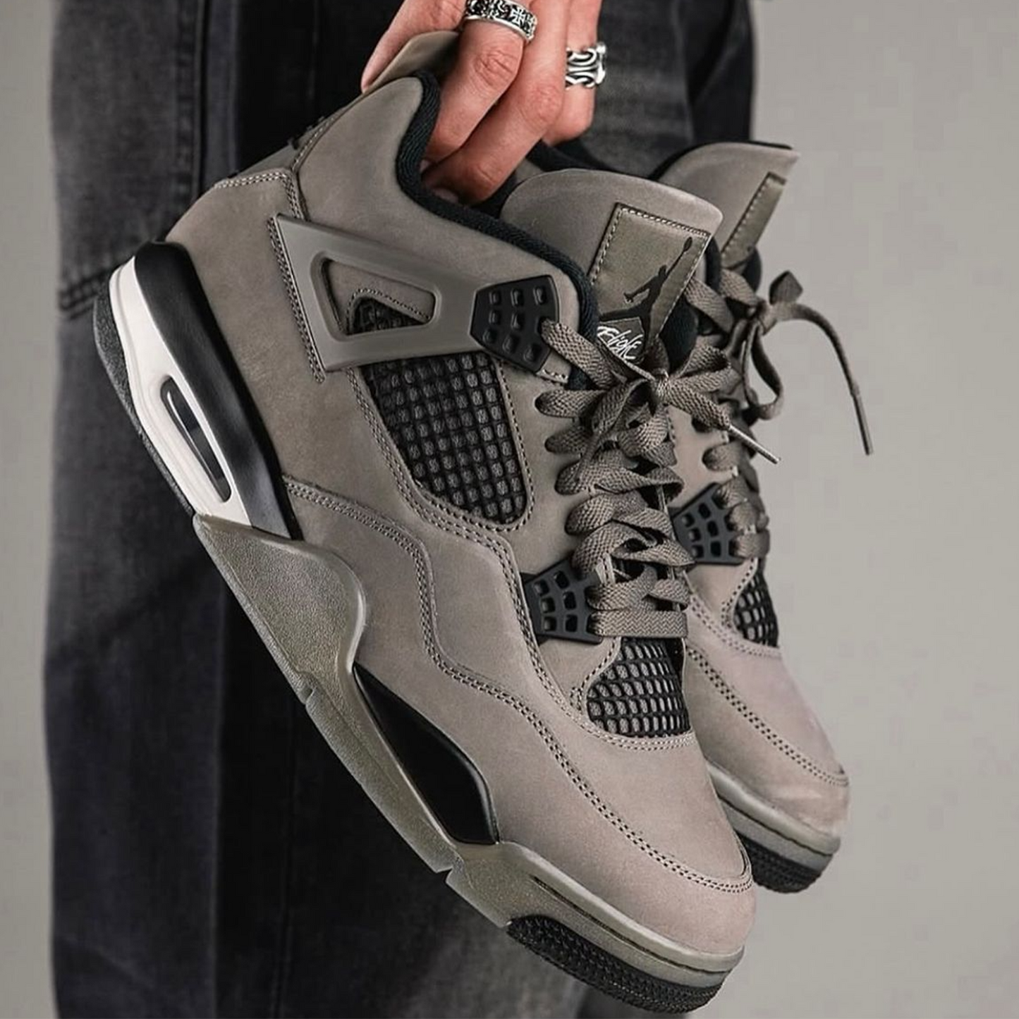Pantofi Sport Air Jordan 4 Retro Cave Stone Maro-Gri
