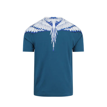 Tricou Marcelo Burlon Blue-White CMAA018S22JER001