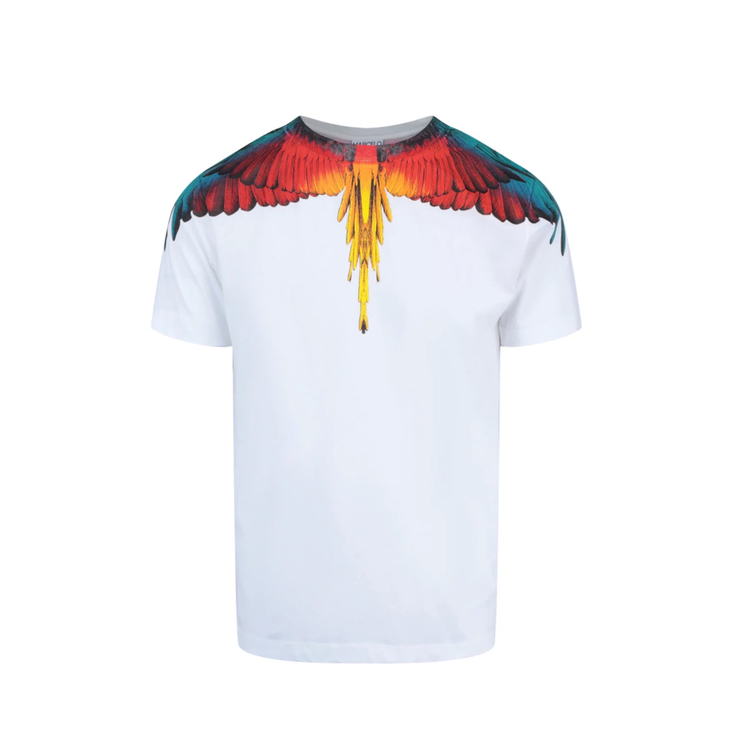 Tricou Marcelo Burlon White-Multicolor Red CMAA018S22JER001