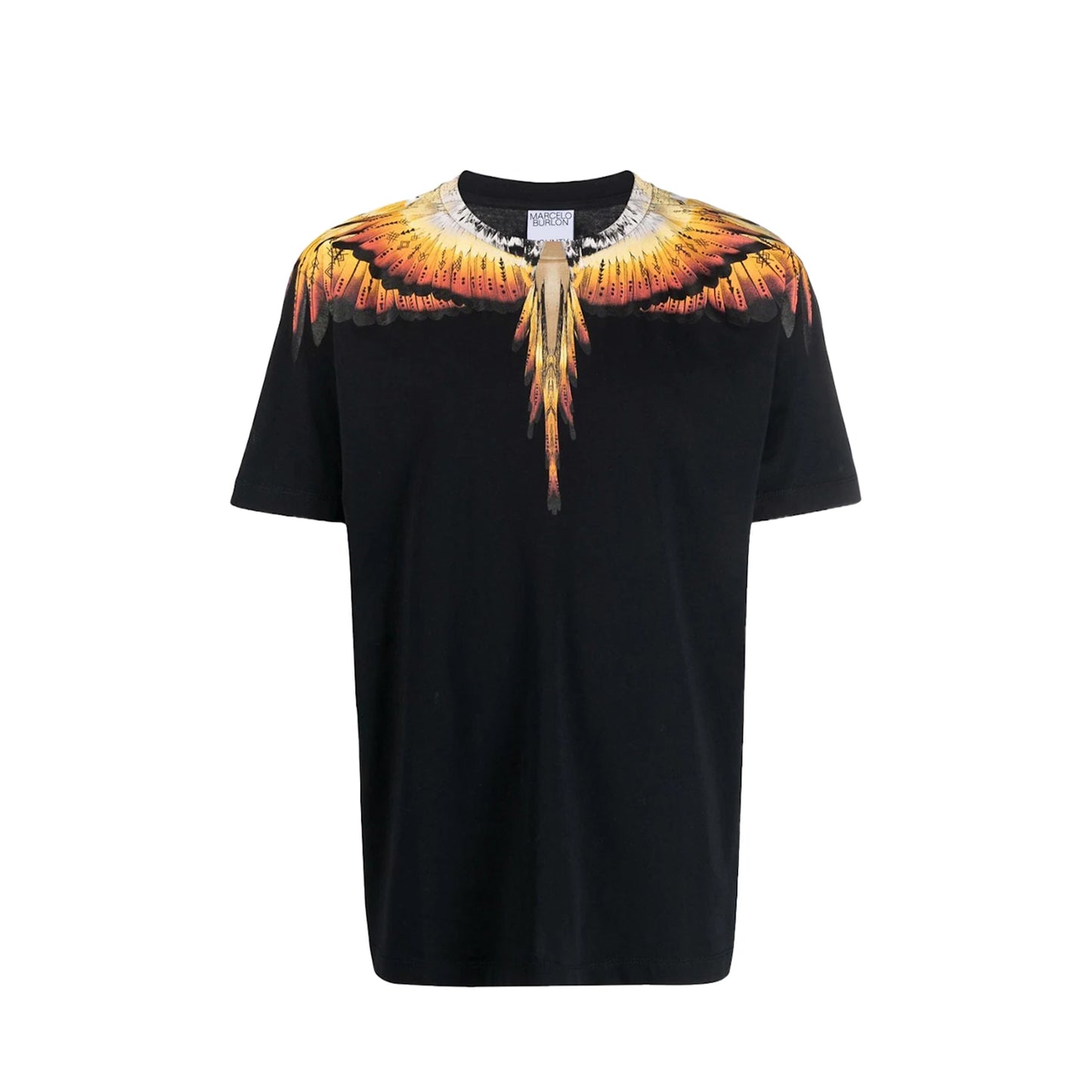 Tricou Marcelo Burlon Black-Multicolor Red CMAA018S22JER004