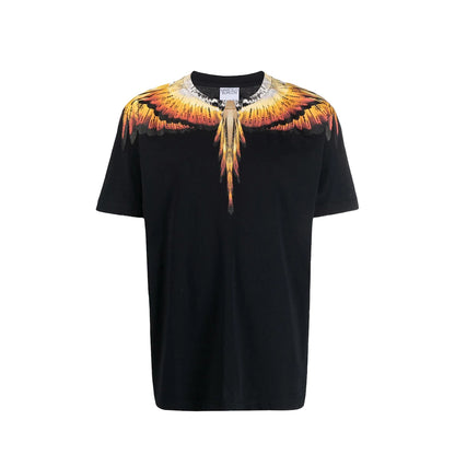 Tricou Marcelo Burlon Black-Multicolor Red CMAA018S22JER004