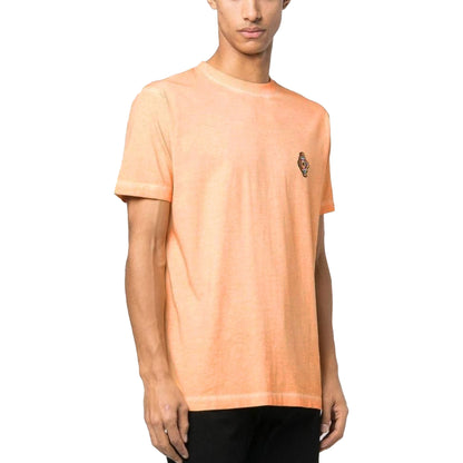 Tricou Marcelo Burlon Light Orange Tie-Dye CMAA018S23JER008