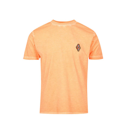 Tricou Marcelo Burlon Light Orange Tie-Dye CMAA018S23JER008
