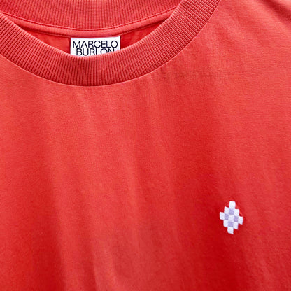 Tricou Marcelo Burlon Orange CMAA056S24JER003