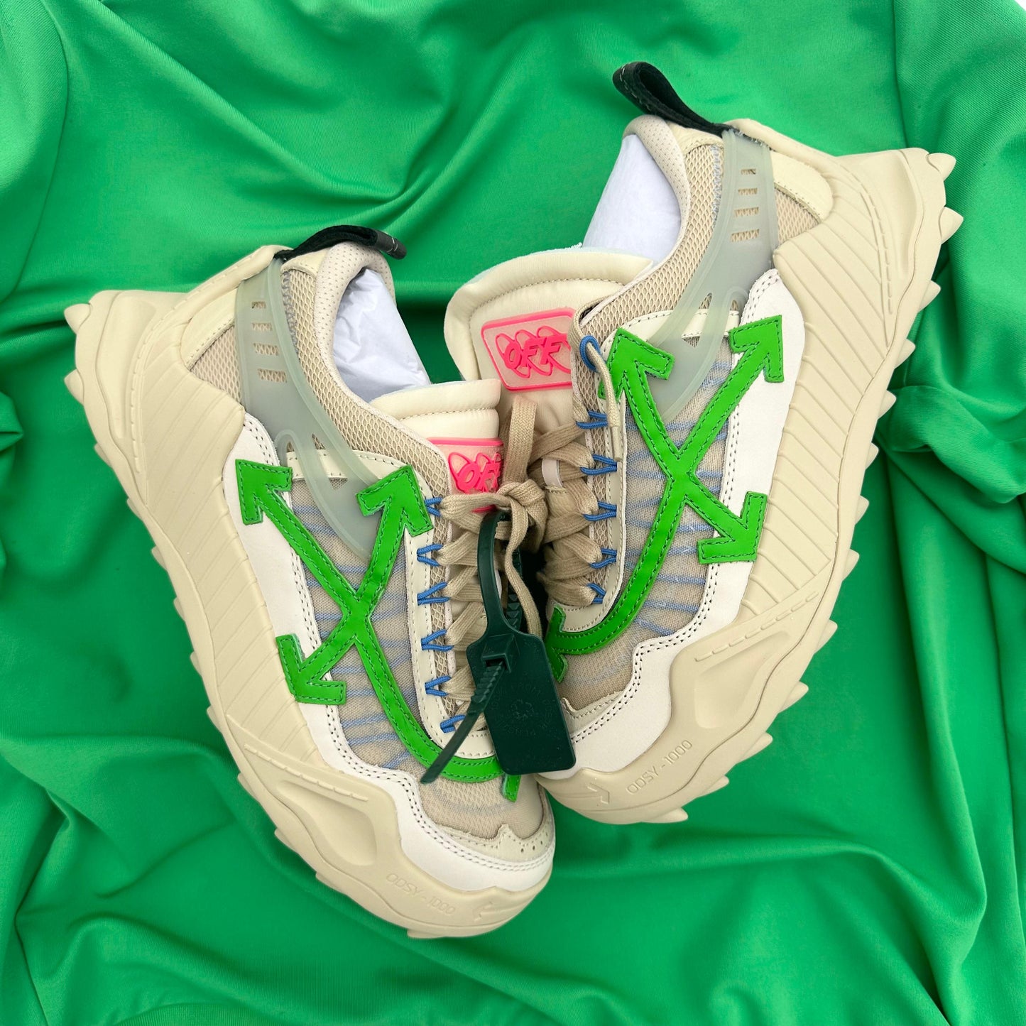 Pantofi Sport Off-White Odsy-1000 Bej Verde