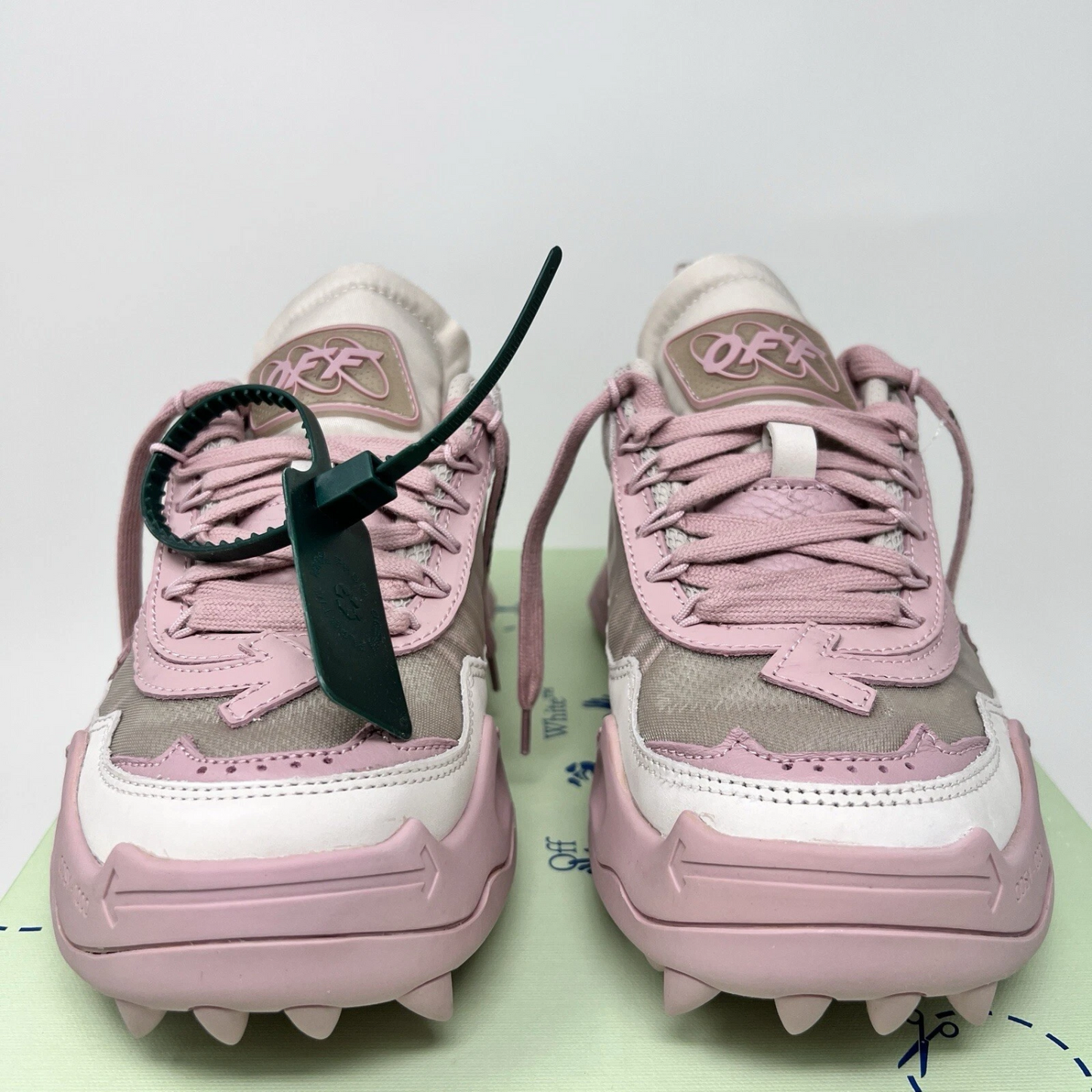 Pantofi Sport Off-White Odsy-1000 Beige Pink Roz Pal