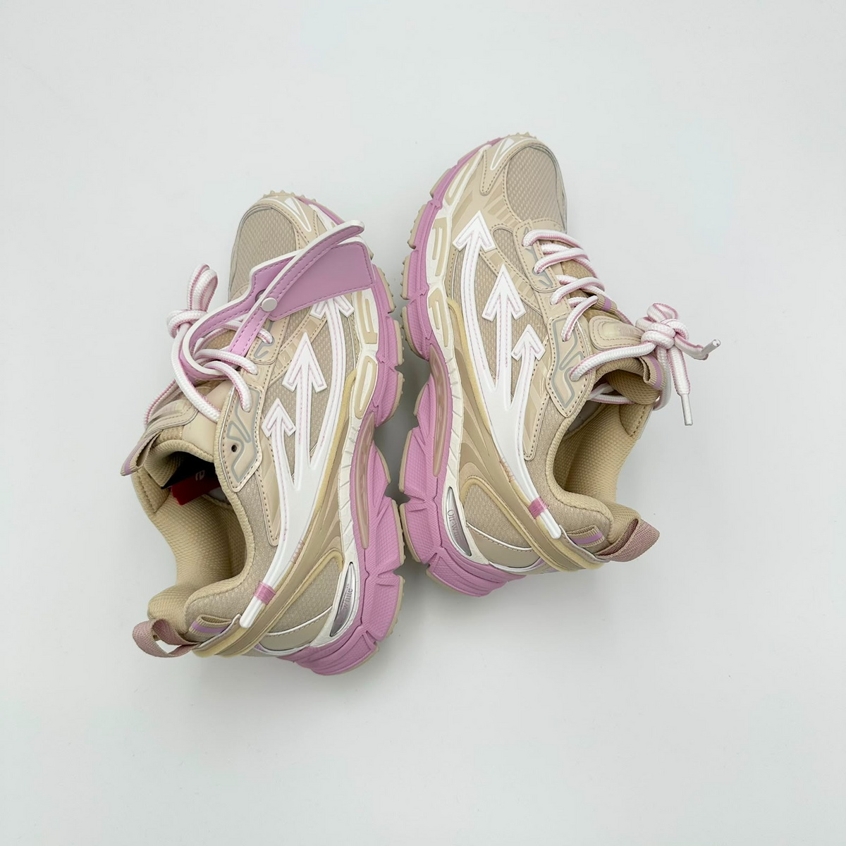 Pantofi Sport Off-White Be Right Back Sail Pink Bej Roz OWIA289S25FAB0026136