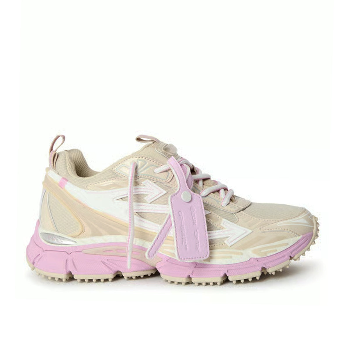 Pantofi Sport Off-White Be Right Back Sail Pink Bej Roz OWIA289S25FAB0026136