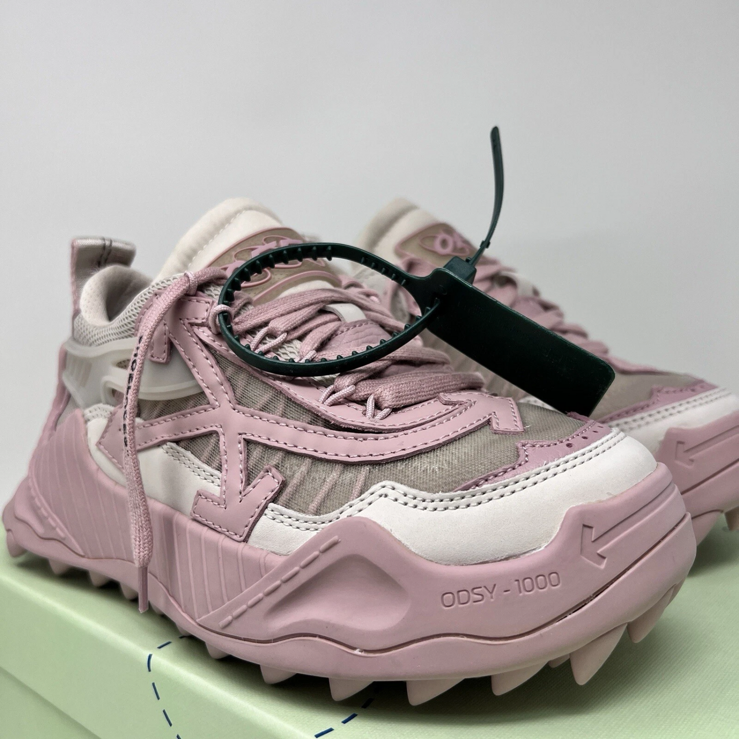Pantofi Sport Off-White Odsy-1000 Beige Pink Roz Pal