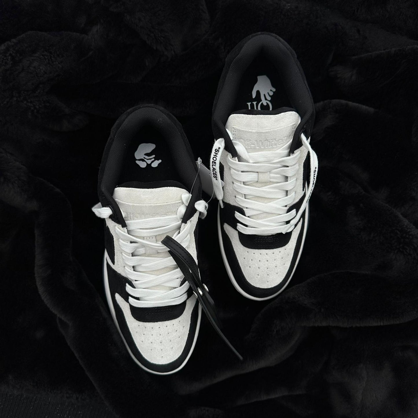 Pantofi Sport Off-White Out Of Office Low Cow Black Suede