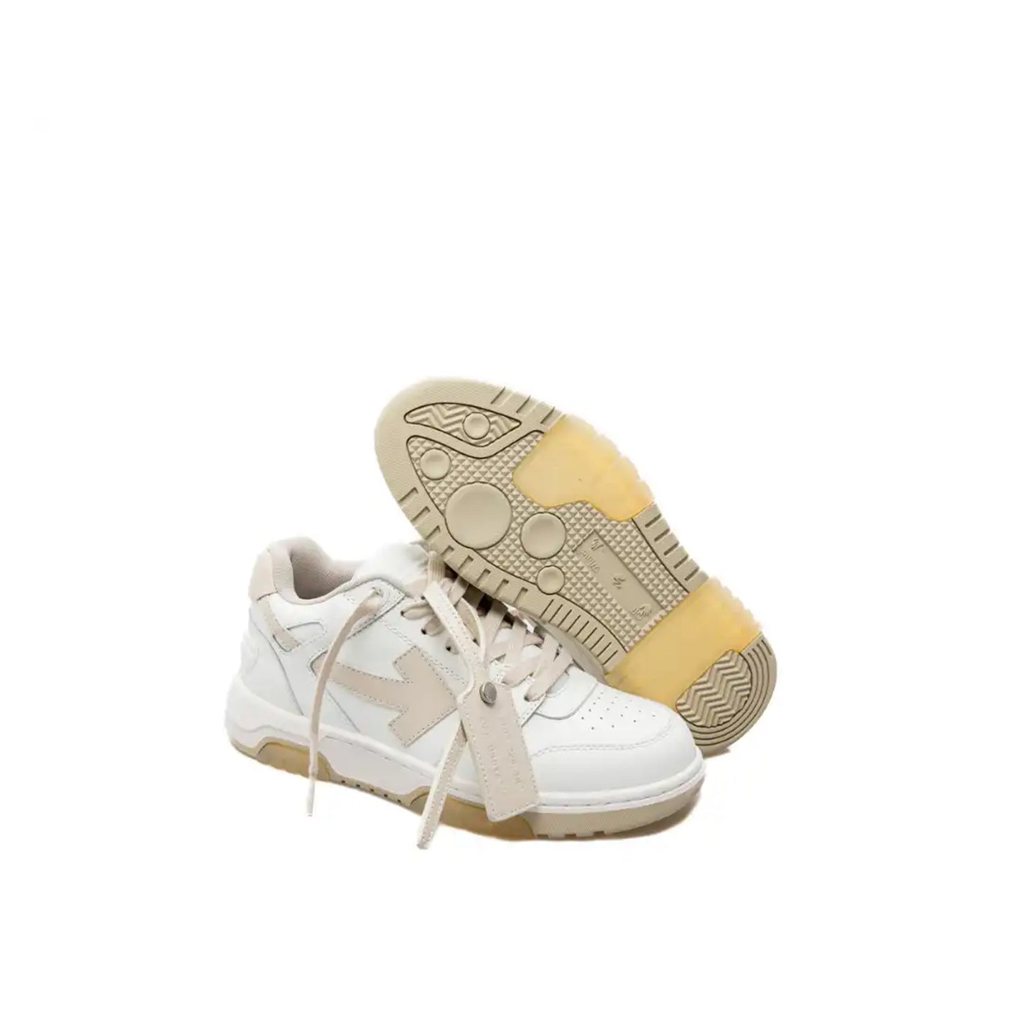 Pantofi Sport Off-White Out Of Office Low Crem Alb Bej