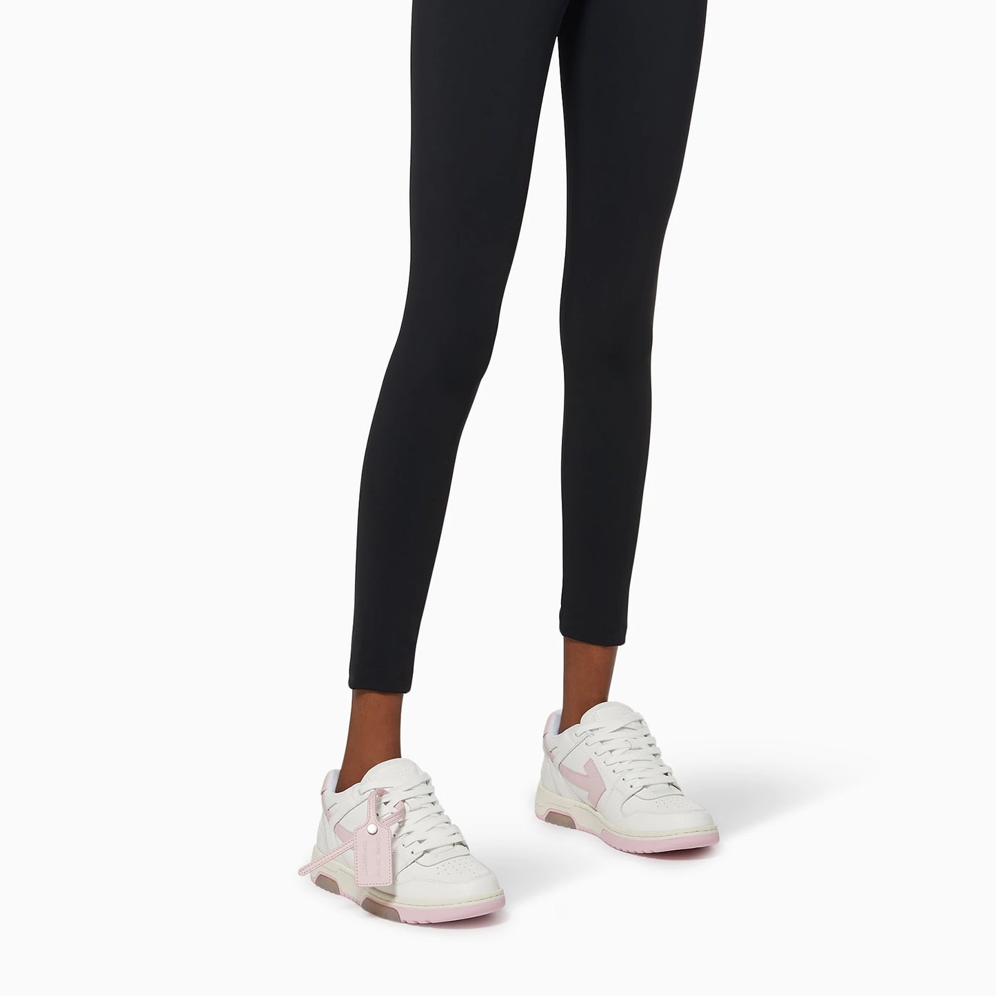 Pantofi Sport Femei Off-White Out Of Office Low Roz Pal Crem