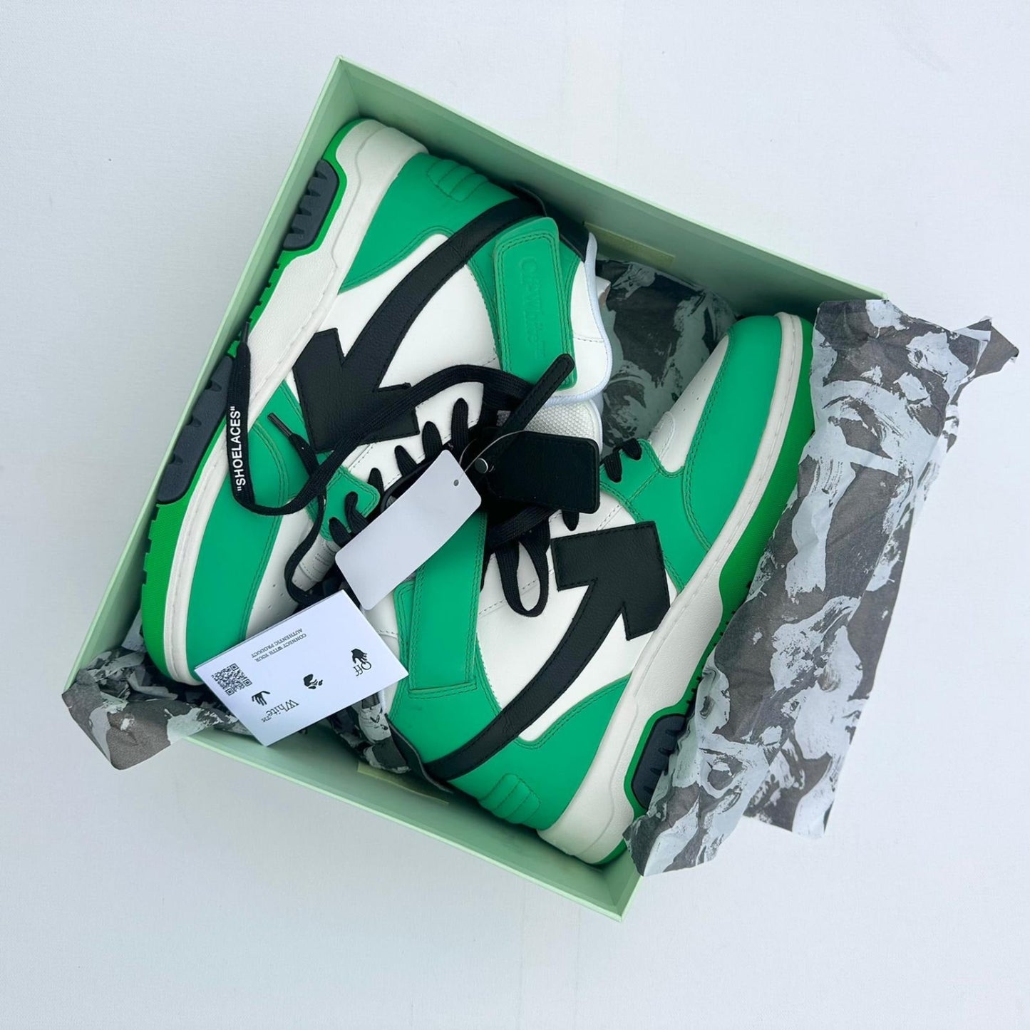 Pantofi Sport Off-White Out Of Office High Verde