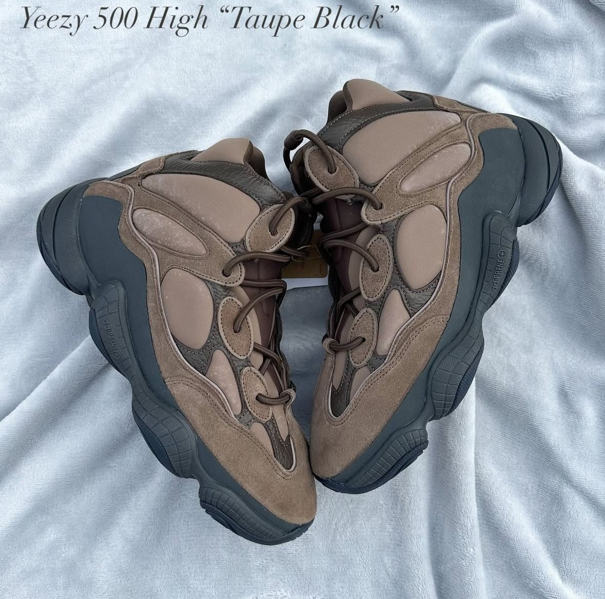 Pantofi Sport Yeezy Boost 500 High Taupe Black