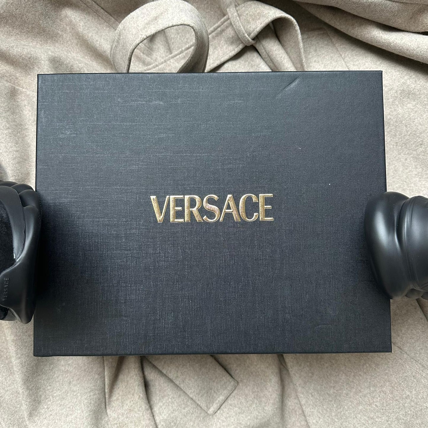 Pantofi Sport Versace Chain Reaction V3 Negru-Albastru inchis-Rosu 10215751A16192