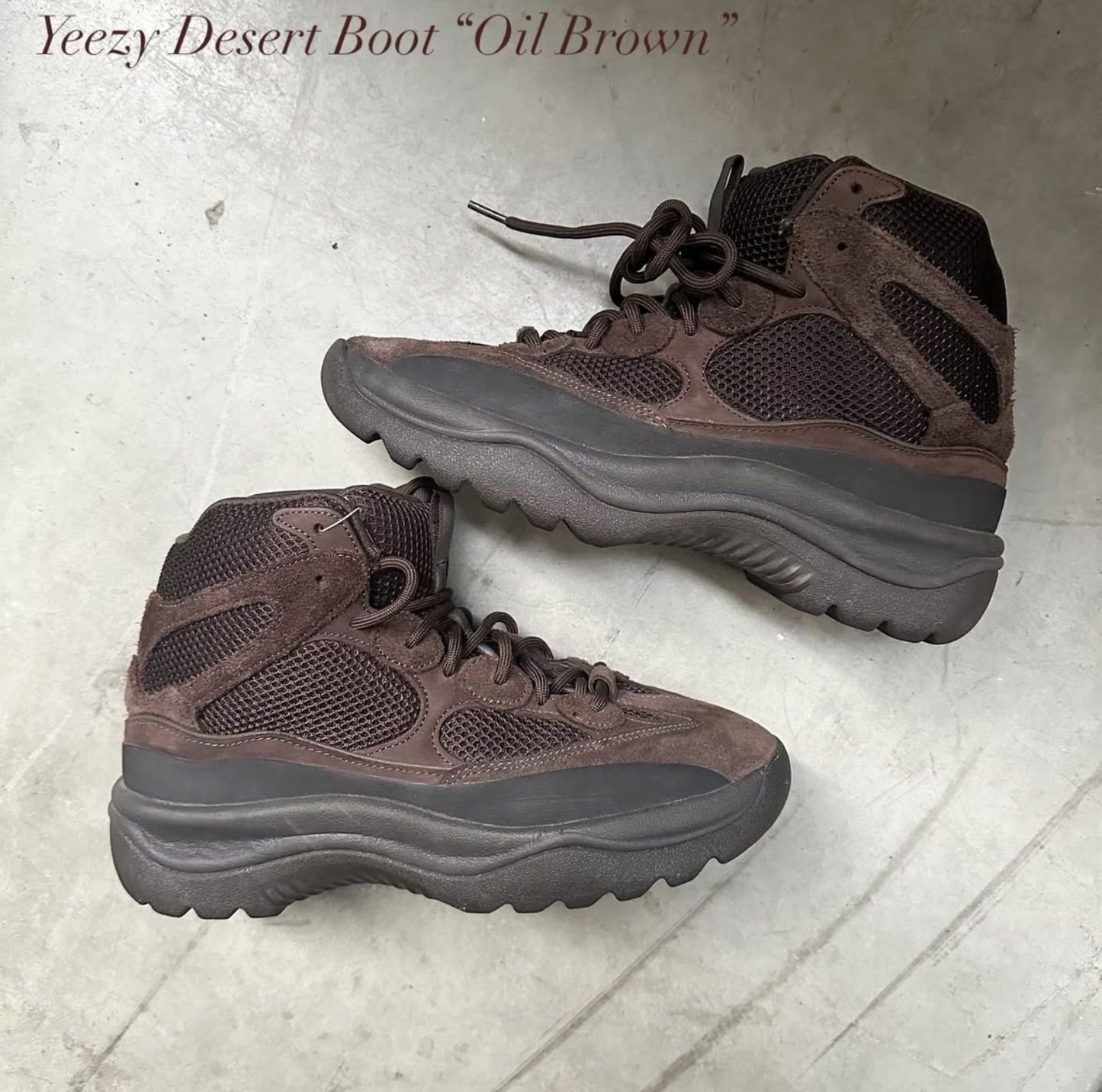 Pantofi Yeezy Desert Boot Oil Brown EG6463