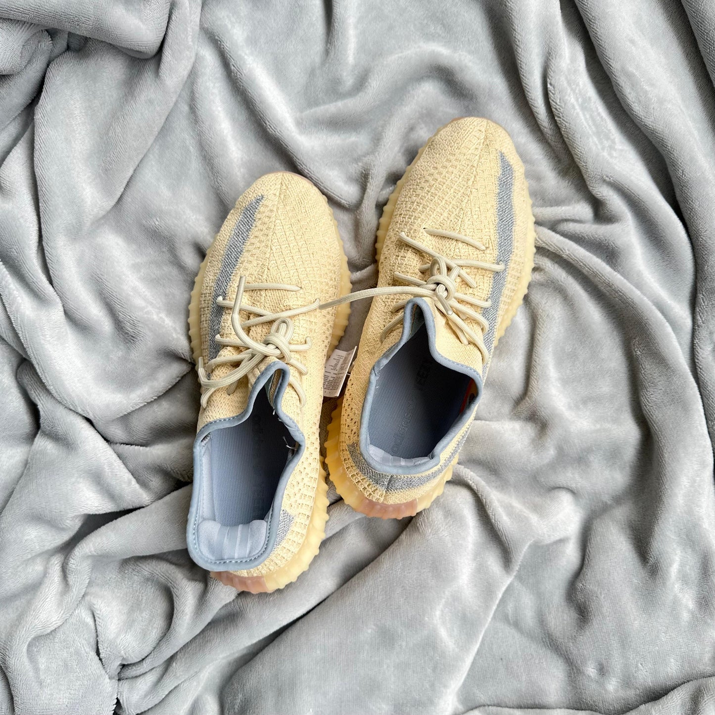 Pantofi Sport Pantof Sport Yeezy Boost 350 V2 Linen - Crem Albastru Baby Blue